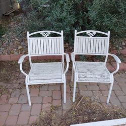 Chairs TEAK Painted