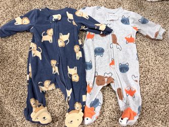 Baby Fleece Footed Pajamas Set of 2