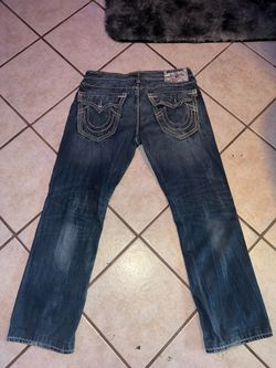 True Religion Straight Mega T - White Stitch