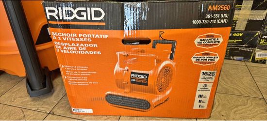 Ridgid air mover