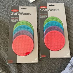 OXO Silicone Coasters NEW