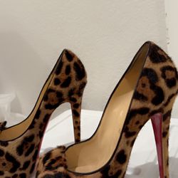 Cheetah print Christian Louboutin heels 