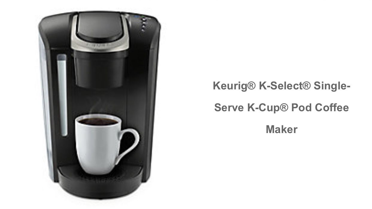 NEW Keurig® K-Select® Single-Serve K-Cup® Pod Coffee Maker
