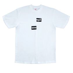 Supreme x Comme Des Garcons Split Box Logo Tee FW18 Size XL