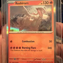 Reshiram Pokemon Phantasmal Flames 