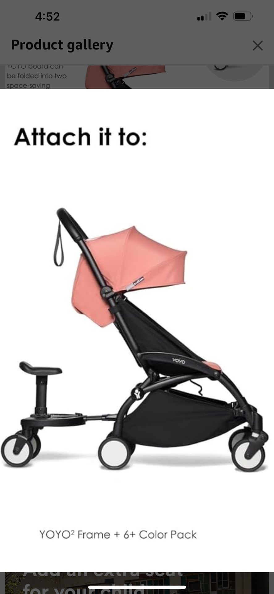 Baby Zen Yoyo + Board Stroller Attachment