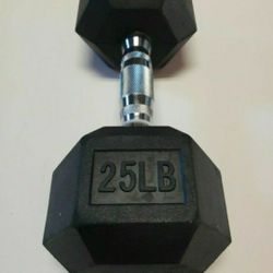25 Lb Dumbbell 1 Available
