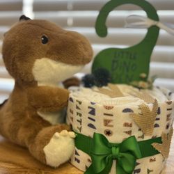 Little Dino Diaper Cake