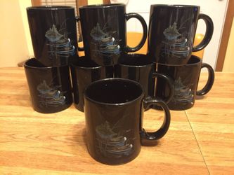 Made in Japan 8 coffee mug set