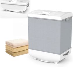 Towel Warmer, 35L Large Folding Heated Towel Warmer Bathroom, Heating & Drying