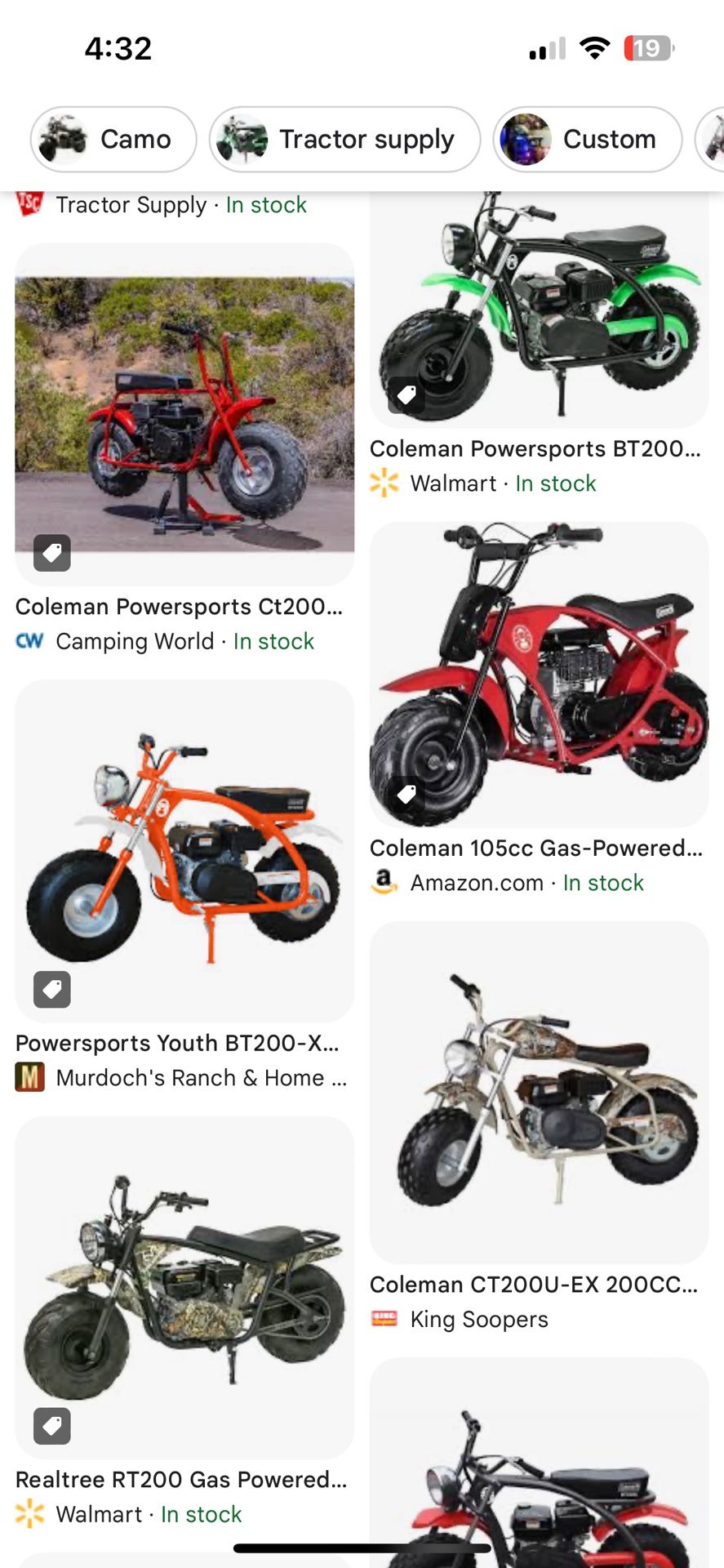 ISO Coleman Mini Bike