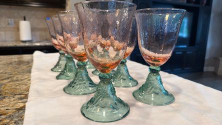 Vintage Pfaltzgraff Goblet Glasses