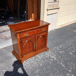 American Cherry Flop Top Buffet Cabinet 