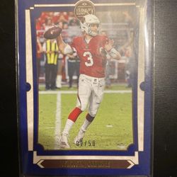 2019 Panini Legacy Football #3 Josh Rosen Blue Prizm Arizona Cardinals /50