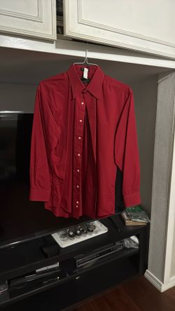 Medium Red Dress Shirt
