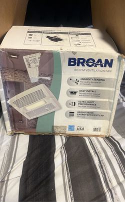BROAN 80 CFM VENTILATION FAN