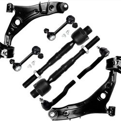 ASAPE 8 PCS Control Arm Ball Joint Tie Rod End Sway Bar End Link Suspension Kit Fit for 2007-2014 for Ford Edge