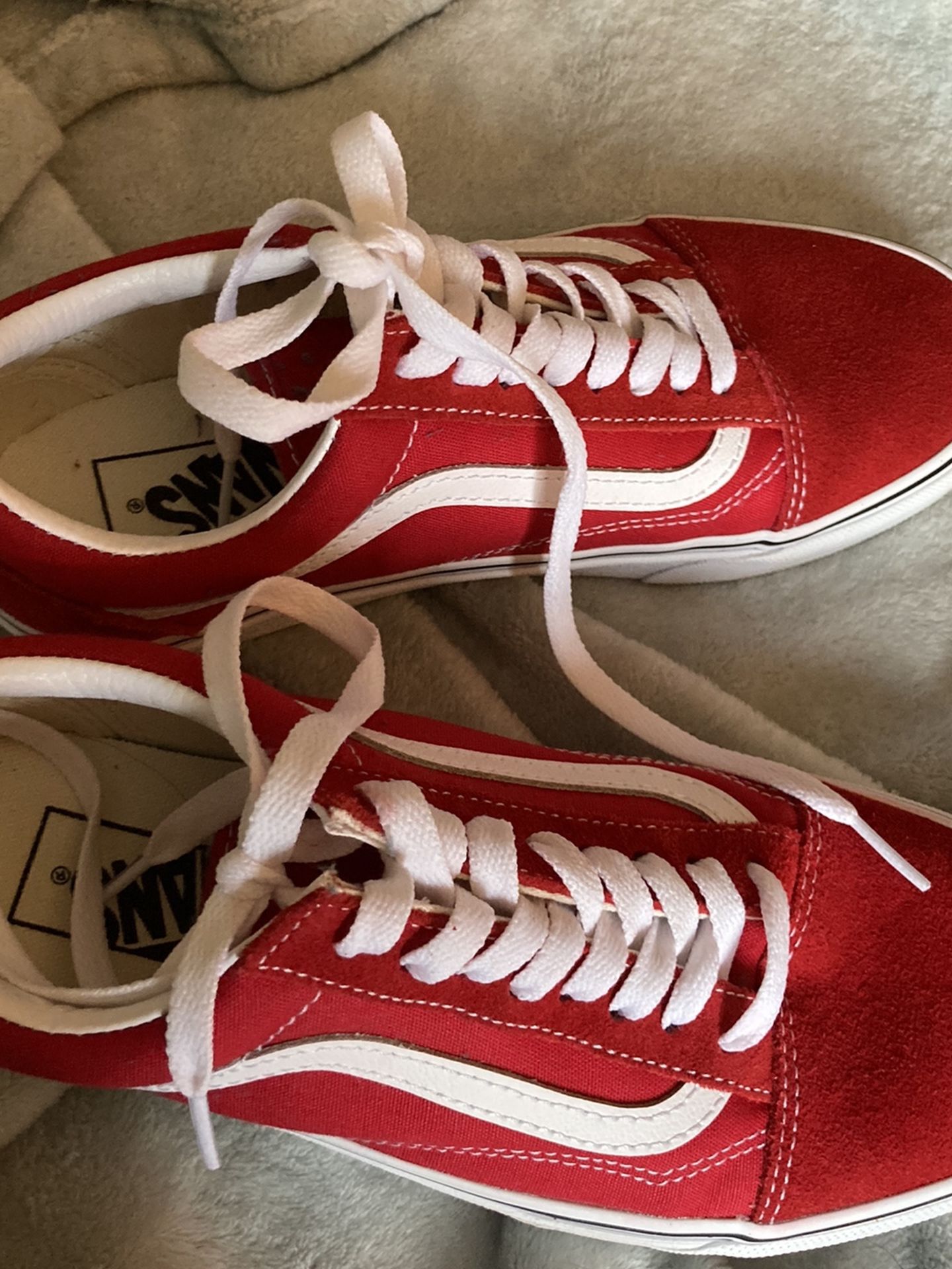 Brand New Red Vans