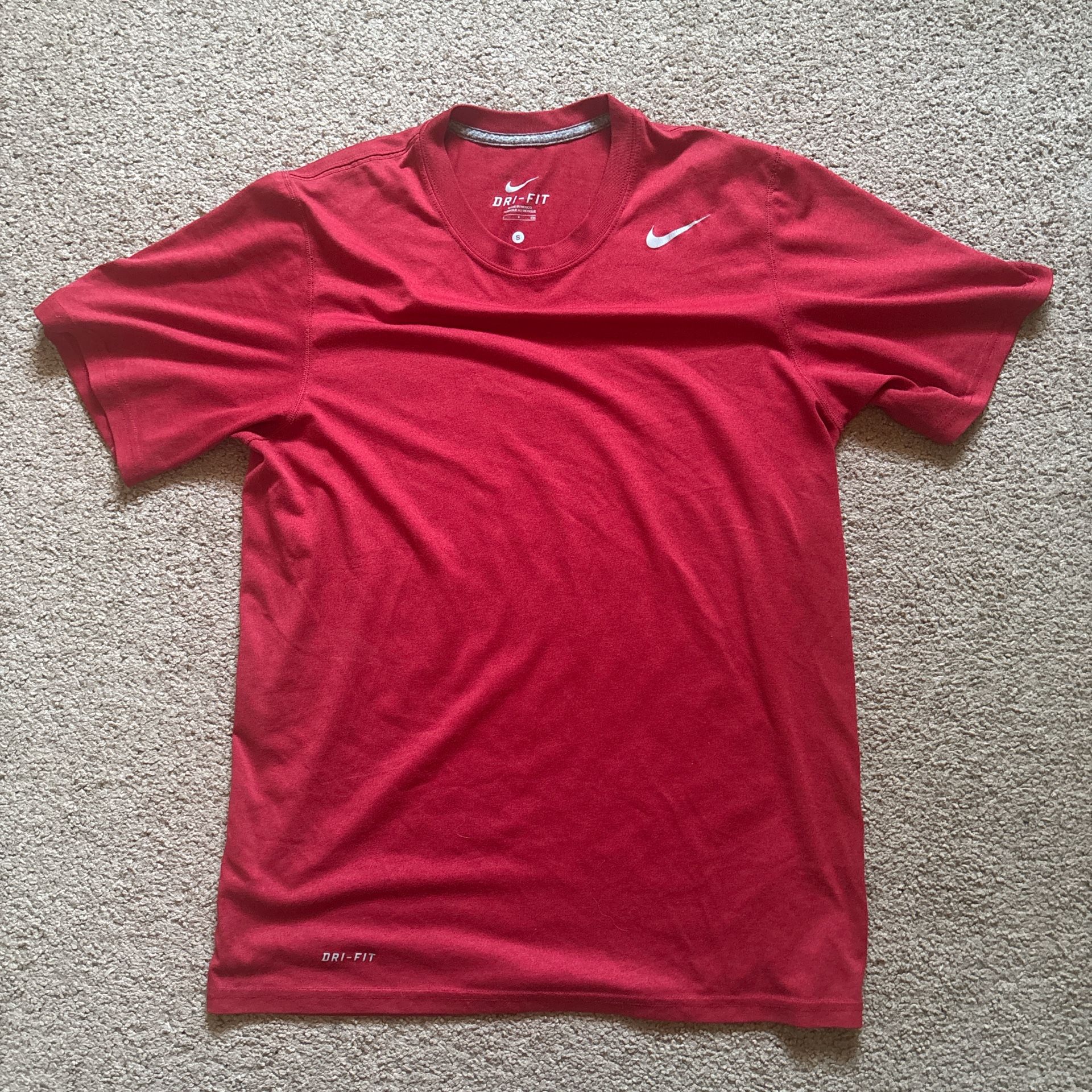 Red Nike Dri Fit Shirt