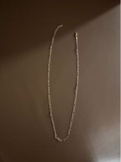 Diamond-cut Figaro chain 14k