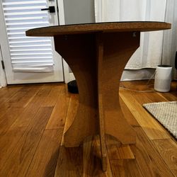 Side Table With Glass Top 
