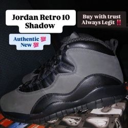 Air Jordan Retro 10 Shadow Size 12 Men