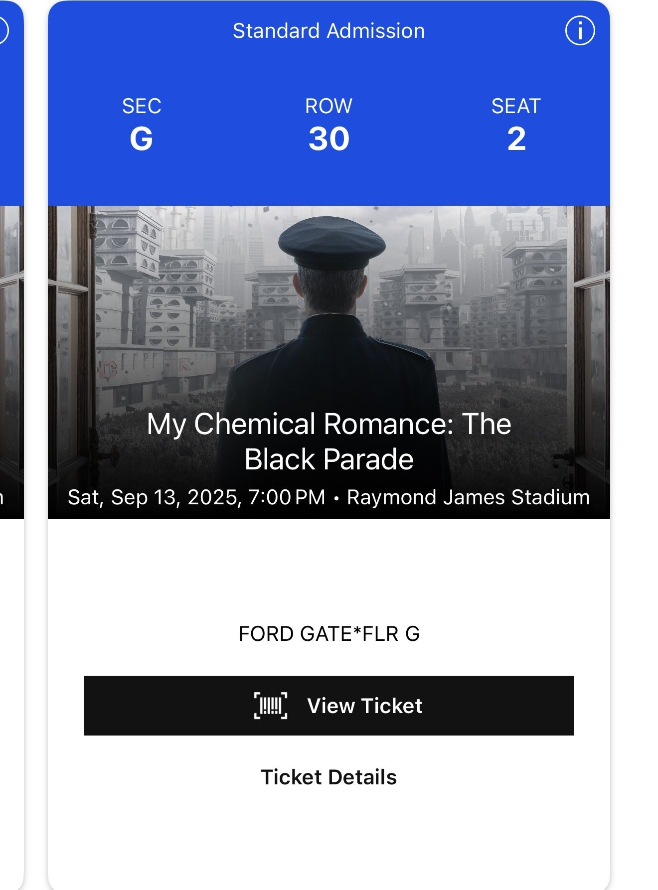 My Chemical Romance Concert Tickets Tampa