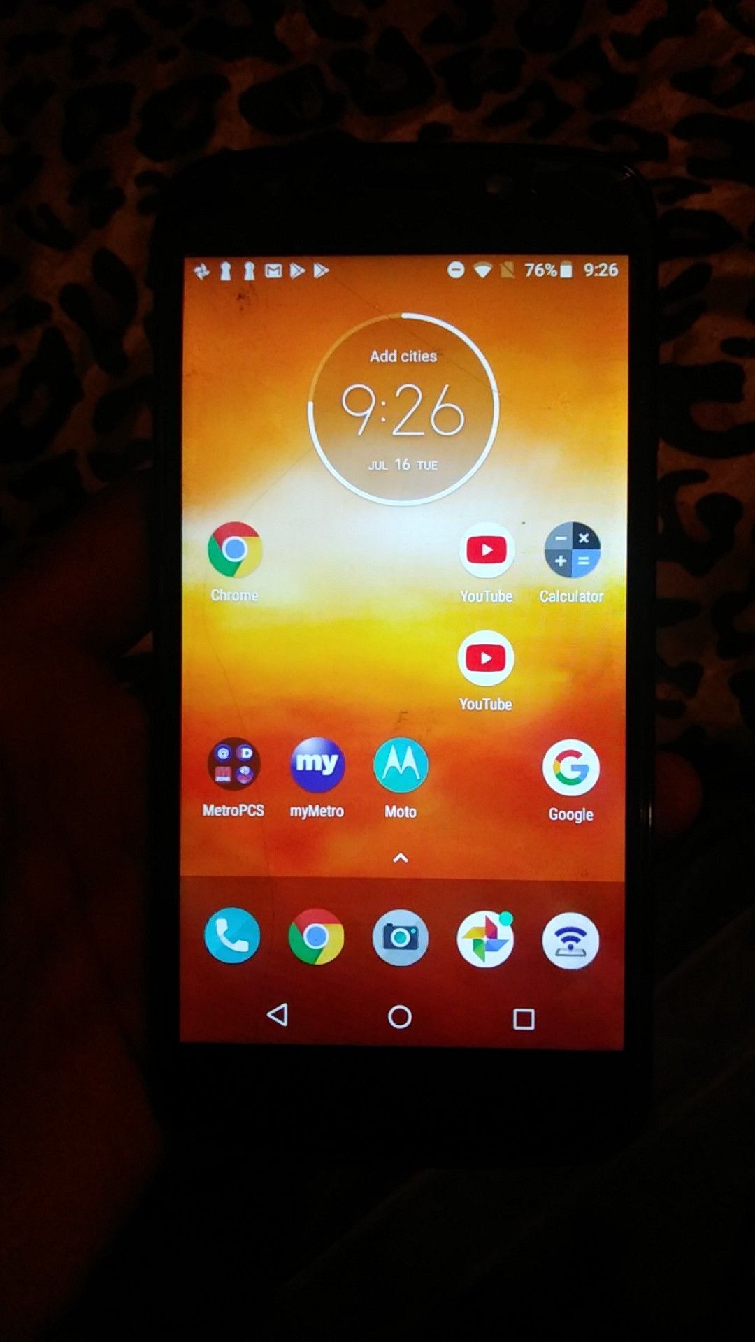 Had it for 1week Brand new motorlla just bought a new iphone dont need it anymore