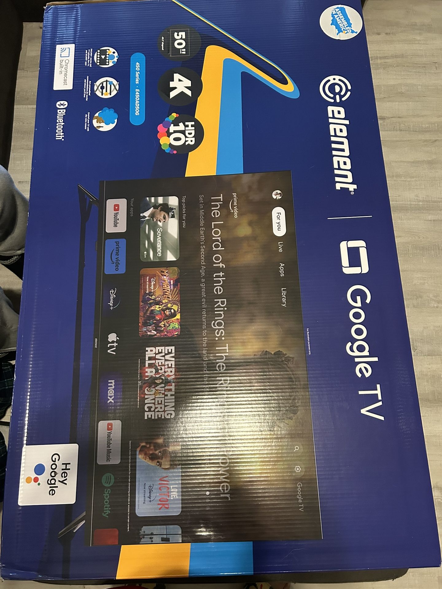 Element 50” 4K Google TV