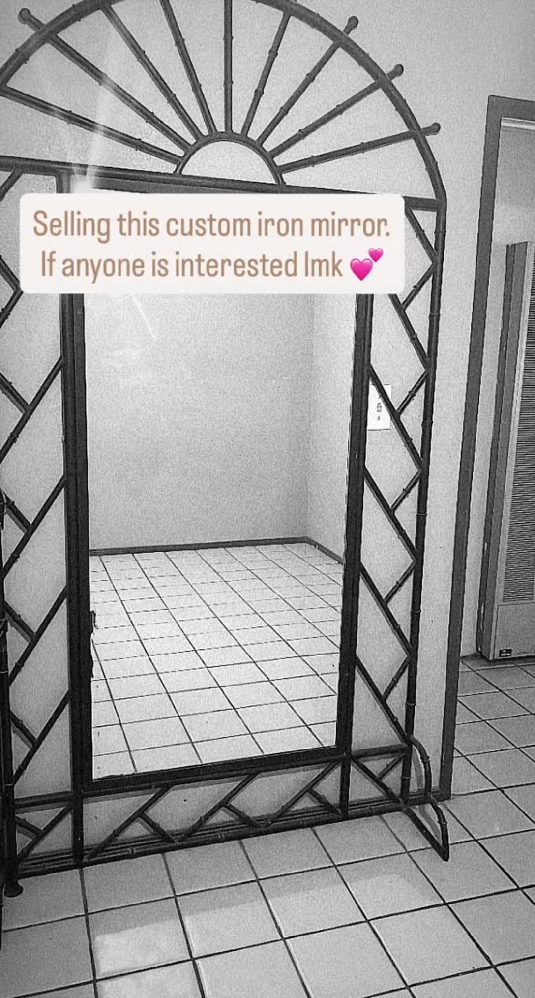 Custom Iron Mirror