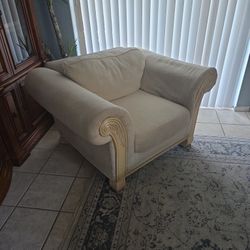 Large Cream Chair