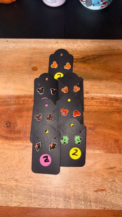 Disney Halloween Mickey , Minnie Earrings NEN