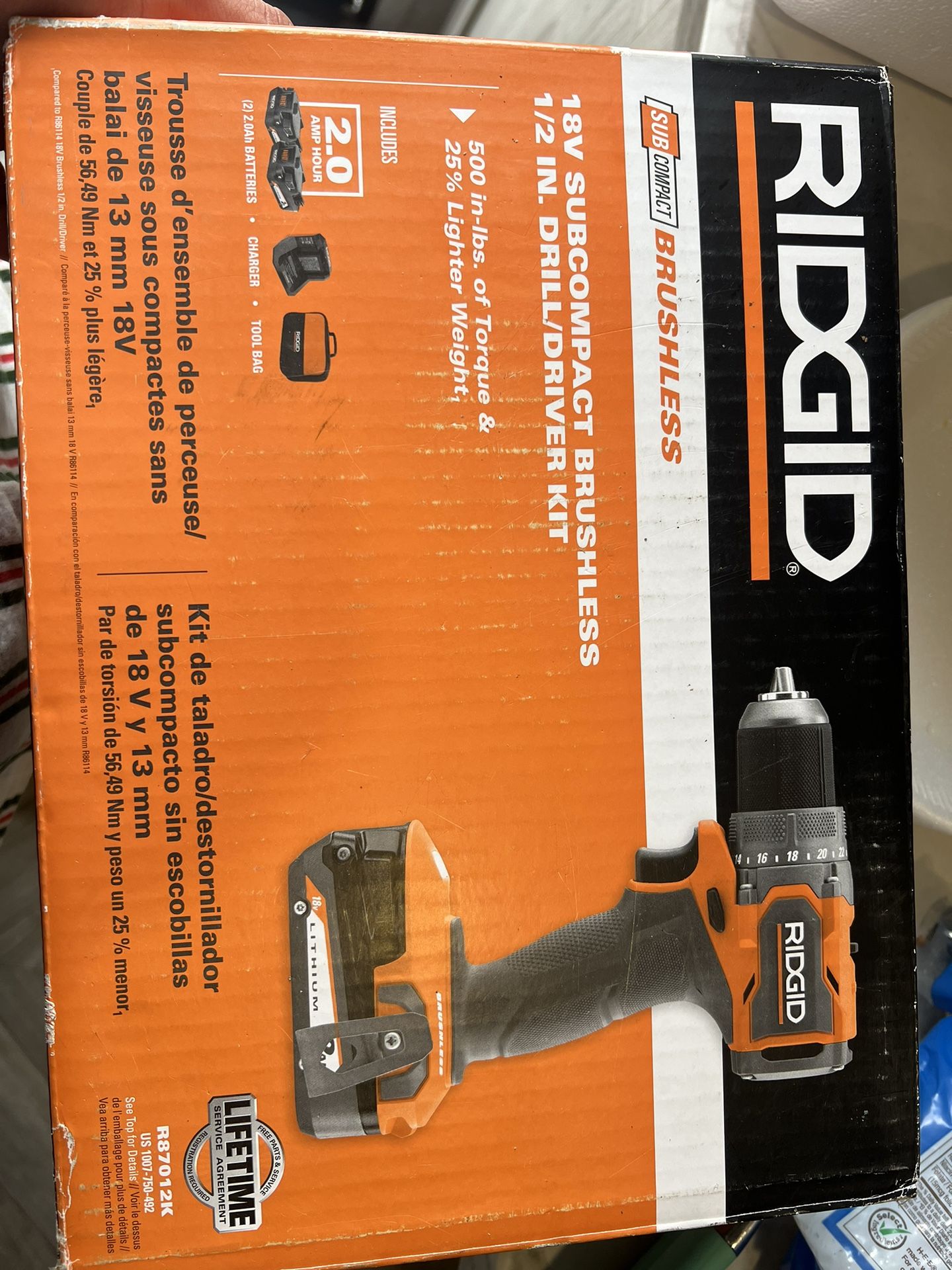 Ridgid Sub Compact Brushless