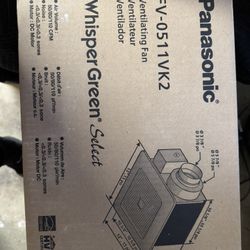 Panasonic Bathroom Fan NEW In The Box