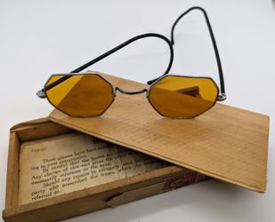 Vintage Amber Sunglasses