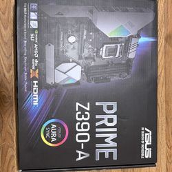 Intel i5-9600K + ASUS Prime Z390-A Motherboard + 32gb Trident Z Royal DDR4