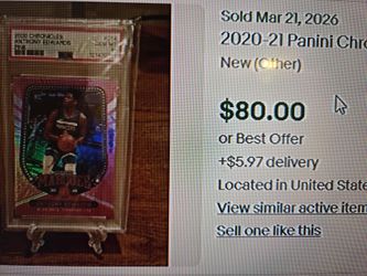 2020 Panini Chronicles Anthony Edwards #254 (Marquee Pink Parallel)