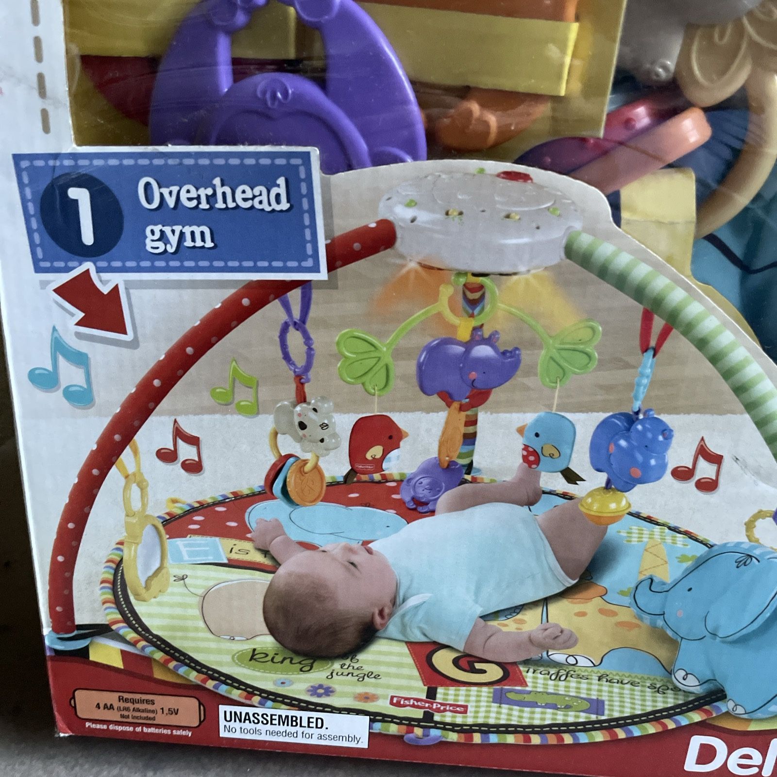 Fisher Price Deluxe Luv U Zoo musical Mobile gym