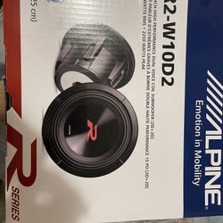 Alpine type R subwoofer