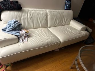 Leather couch