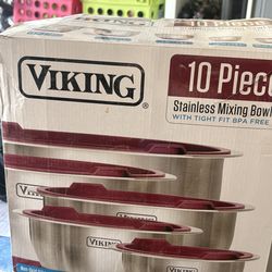 New in Box - Viking 10pc mixing bowls