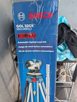 Bosh automatic optical level kit