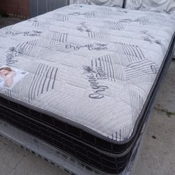 🟨queen Size Pillow Top Mattress 12" Thick 