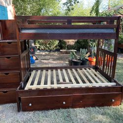 Bunk Bed With Drawers 