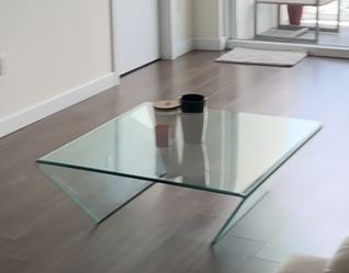 Hard Glass Coffee Table - High Quality, Minimal Design