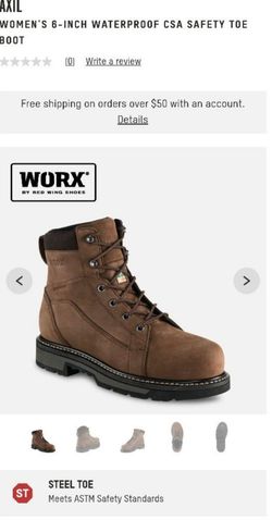 red wing Axil
Women's 6-inch Waterproof Safety Toe Boot