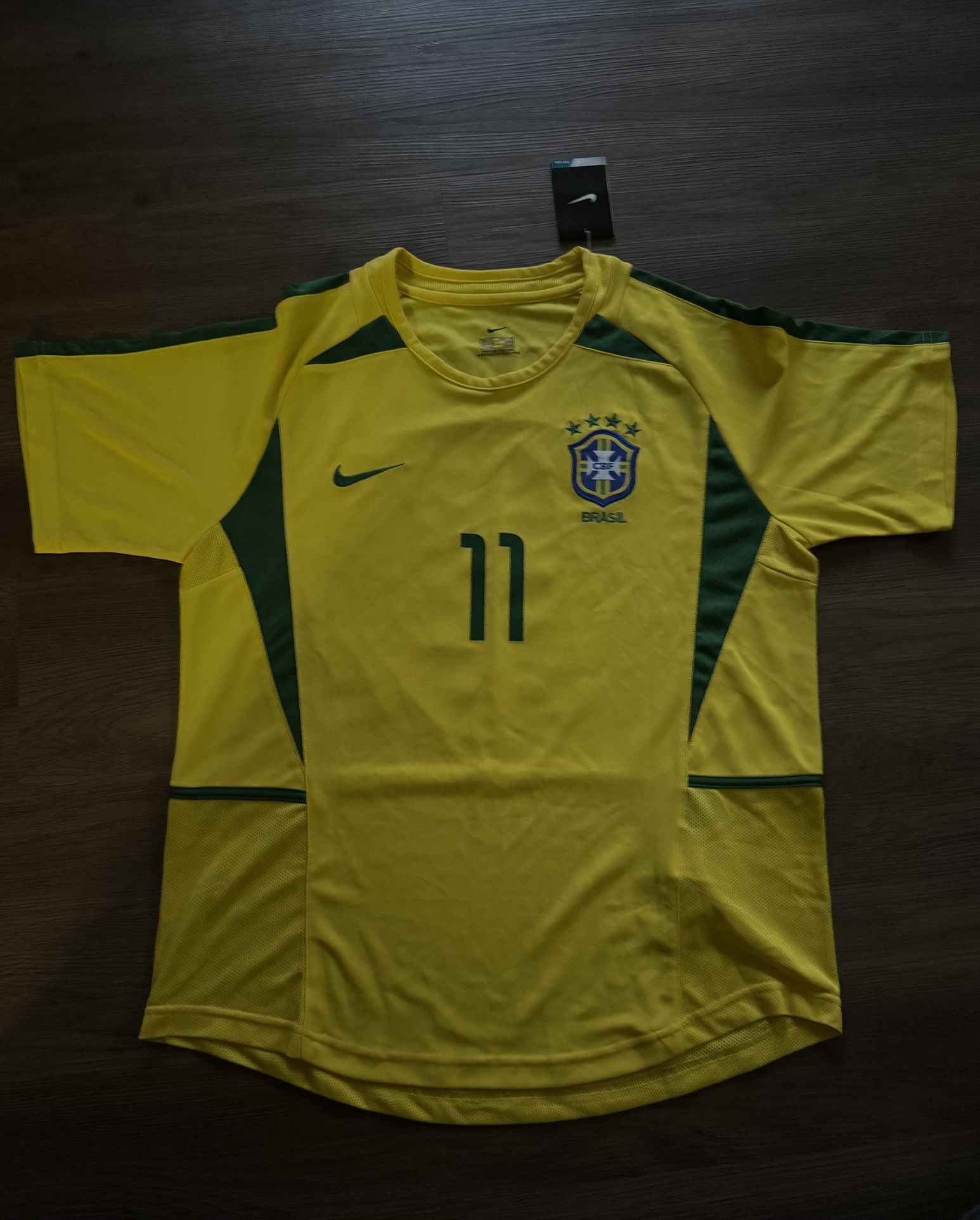 Ronaldinho Retro Brazil 2002/2003 Home Kit