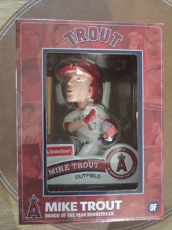 Mike Trout Rookie Of Year Bobblehead