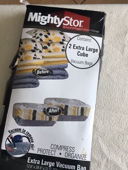 2 Extra Large Cube Vacuum Bags