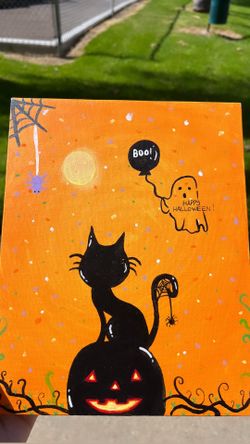 Halloween canvas
